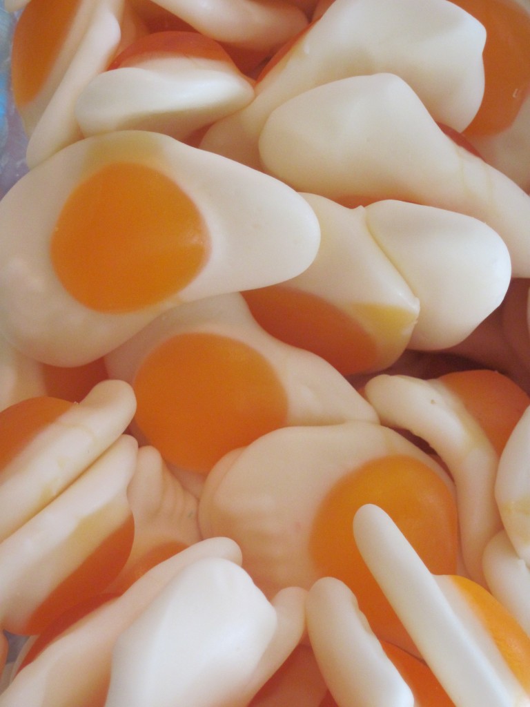 Candy fried eggs. Copyright Deborah Abrams Kaplan