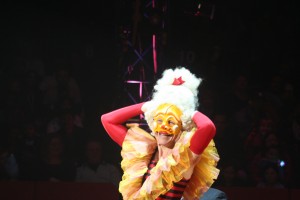 Clown Christina Gelsone. Copyright Deborah Abrams Kaplan