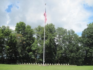 The soldiers' graves from the Washington Crossing area. Copyright Deborah Abrams Kaplan