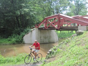 The canal bridge very close to Bowman's Hill Wildflower Preserve. Copyright Deborah Abrams Kaplan