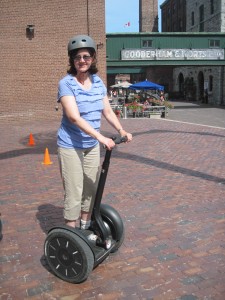 Dork on a Segway.