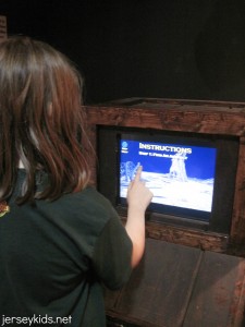 One of the interactive computer games that taught about deep water exporation. Copyright Deborah Abrams Kaplan