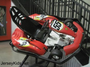 A close up of the go kart at Position Raceway in Jersey City. Copyright Deborah Abrams Kaplan