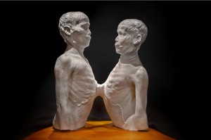 Death Cast of "Siamese Twins" Chang and Eng Bunker George Widman, 2009, for the Mütter Museum of The College of Physicians of Philadelphia 