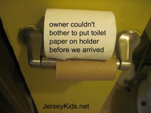 how hard would it be for the owner to put the TP roll on before we got there?