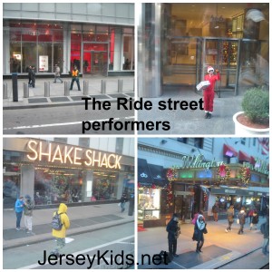 The performers we saw in various places on the street during our ride.