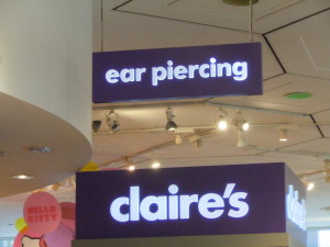 Get your ears pierced at FAO Schwarz