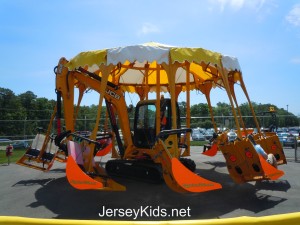 This Diggerland ride was a combination of a carousel and a flying ride.