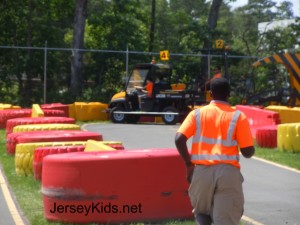 Diggerland lets you drive the Workmax trucks, though they're not easy!