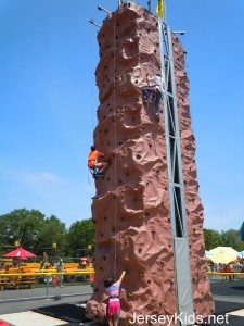 Diggerland has a big rock climbing wall that's included in the price.