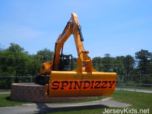 Diggerland's Spindizzy ride lives up to its name.