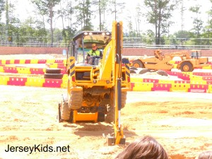 Diggerland had a stunt show after lunch.