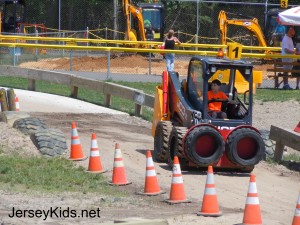 Diggerland has a few types of tractors you can drive.