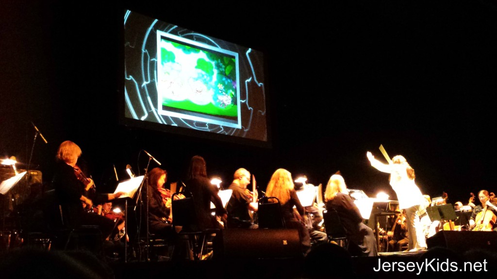 The screen during the Pokemon Symphony. Photo by Deborah Abrams Kaplan