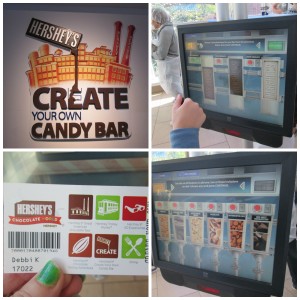 You choose your own chocolate base bar and toppings, using your ticket's bar code for tracking. Copyright Deborah Abrams Kaplan