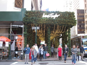 Lord & Taylor's holiday greenery