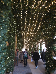 Inside the Lord & Taylor holiday greenery