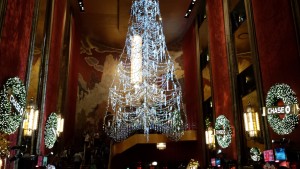 The interior of Radio City Music Hall's lobby area. Copyright Deborah Abrams Kaplan