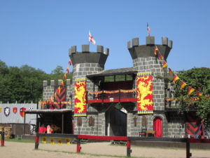 Castles to explore at the New York Renaissance Faire. Copyright Deborah Abrams Kaplan