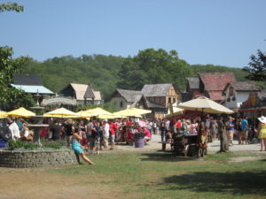 Lots of food for sale at the Renaissance Faire. Copyright Deborah Abrams Kaplan