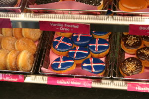 Icelandic Dunkin Donuts. Copyright Deborah Abrams Kaplan