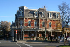 This large and stately Prince of Wales Niagara on the Lake hotel was hard to miss.