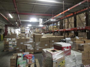 The CFBNJ warehouse