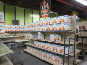 The classroom section of the CFBNJ where teachers can get school supplies for their classrooms.