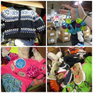 New clothing given away at the Community FoodBank of New Jersey