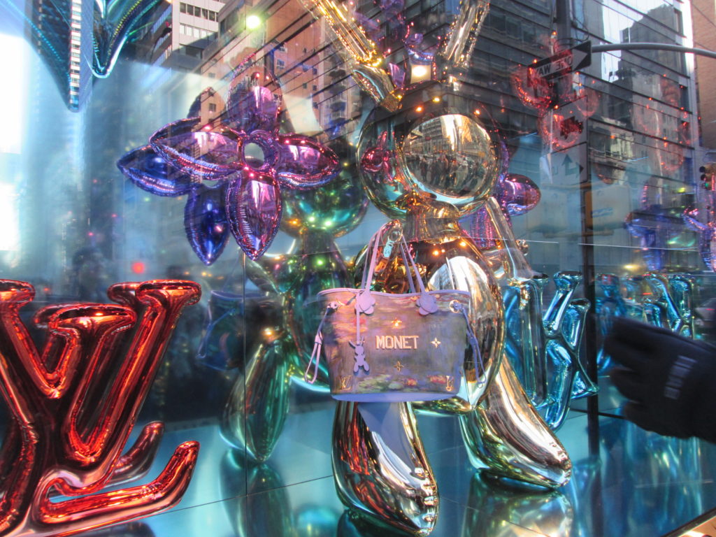 jeff koons louis vuitton window display